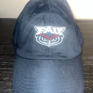 Top of the World Navy Blue FAU Owl Cap